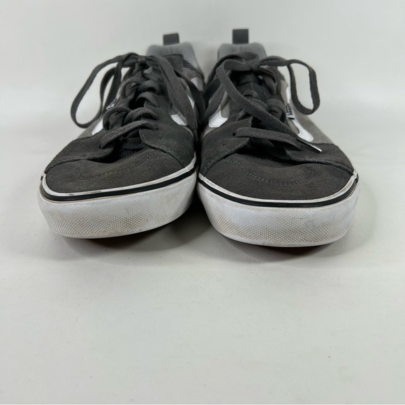 VANS Mens Shoes Size 12 Old Skool Gray & White Suede Canvas Skateboarding - Picture 12 of 16
